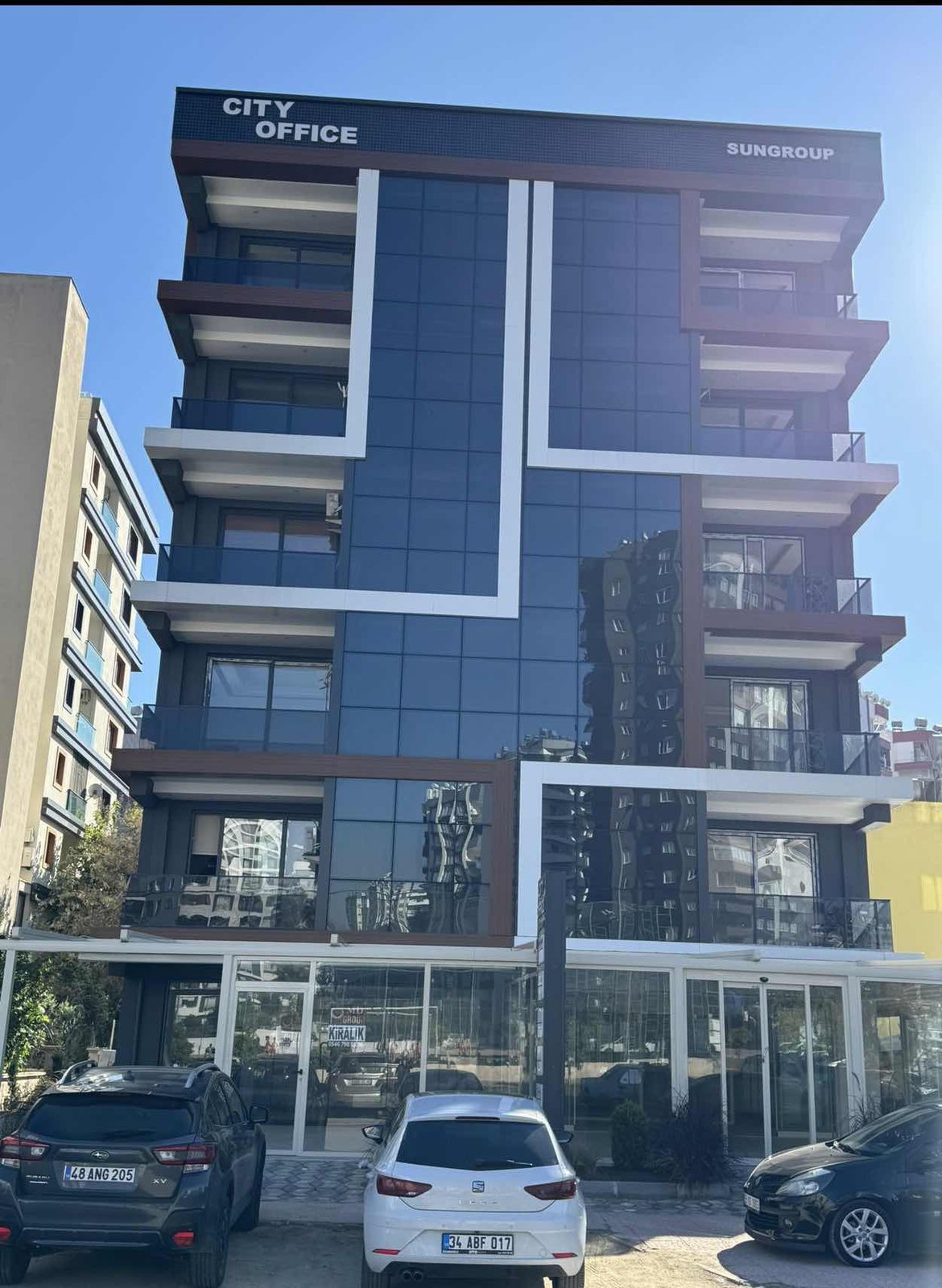Forum yakın Güven Evler 2 + 1 bağımsız mutfak kiralık büro ofis